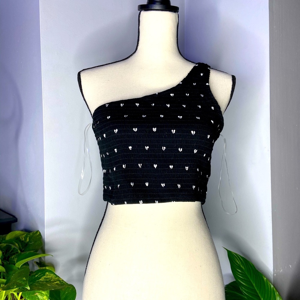 NWT PacSun one-shoulder crop top